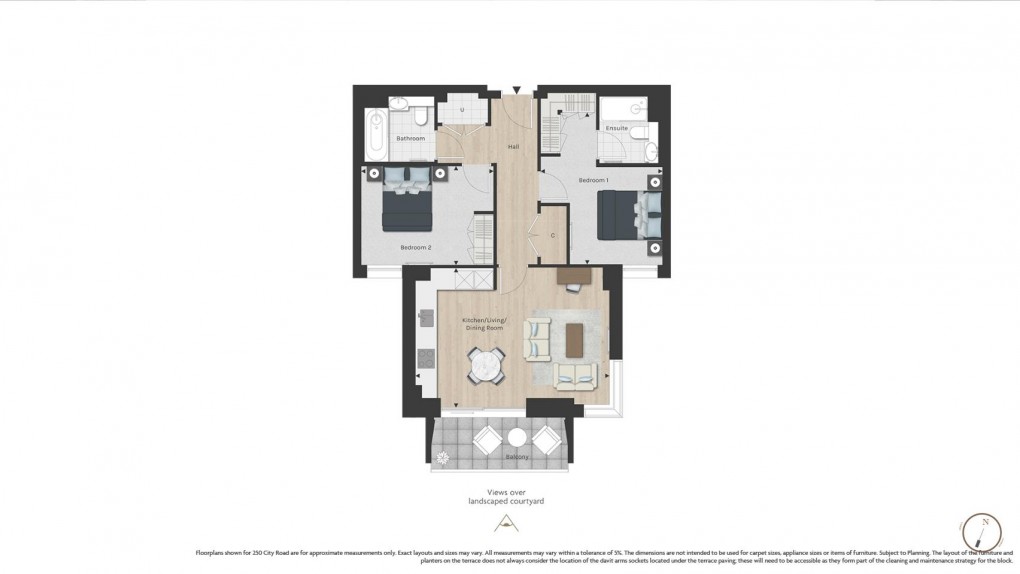 Floorplan for Siena House, 250 City Road, EC1V