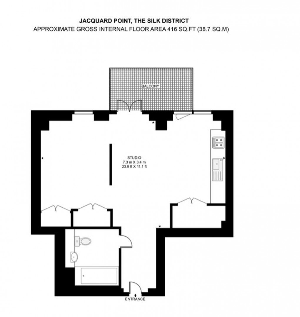 Floorplan for Jacquard Point, 5 Tapestry Way, London E1