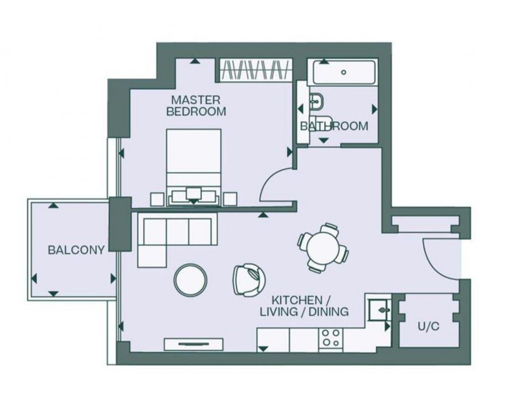 Floorplan for Brookline Building, WEMBLEY, HA9